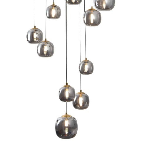 LAMPE SUSPENDUE 16 LUMIÈRES OKO - Suspension 