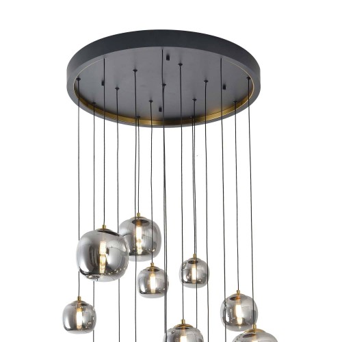 LAMPE SUSPENDUE 16 LUMIÈRES OKO - Suspension 