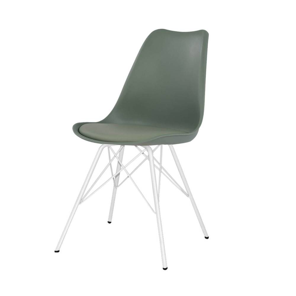 Chaise Tower Wood Metal couleur kale | Vente de Meubles Online