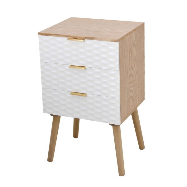 Table de chevet multifonctionnelle 3 tiroirs | Vente de Meubles Online