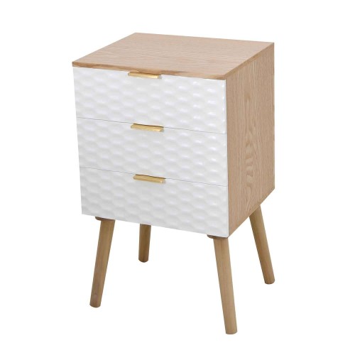 Table de chevet multifonctionnelle 3 tiroirs | Vente de Meubles Online