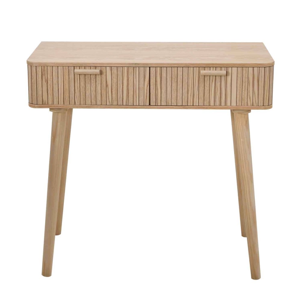 Table console naturelle avec 2 tiroirs | Vente de Meubles Online