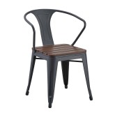 Chaise Orleans en bois, design classique avec assise confortable