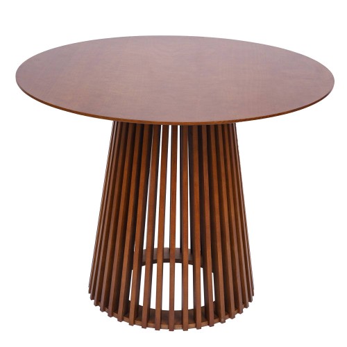 Table à manger ronde Tina Noyer | Vente de Meubles Online