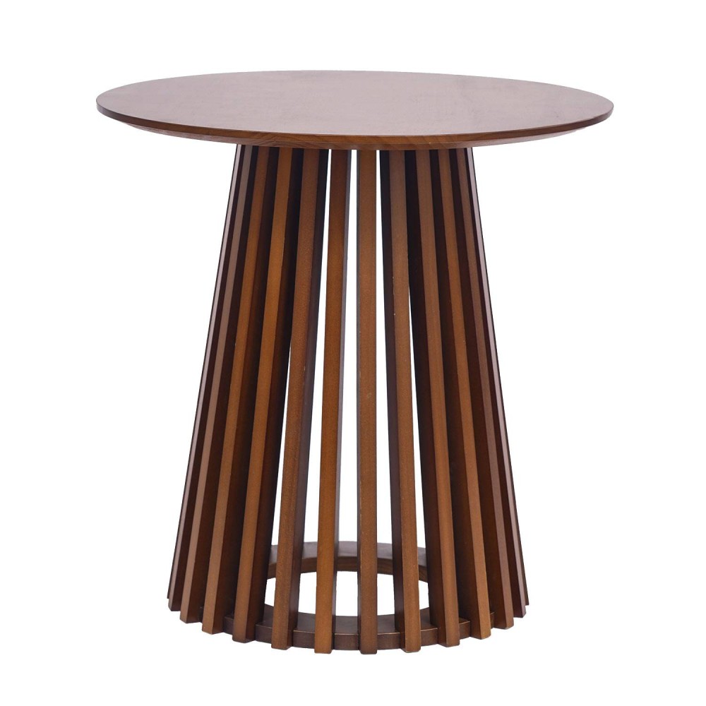 Table Basse Noyer Ø50 CM Tina | Vente de Meubles Online