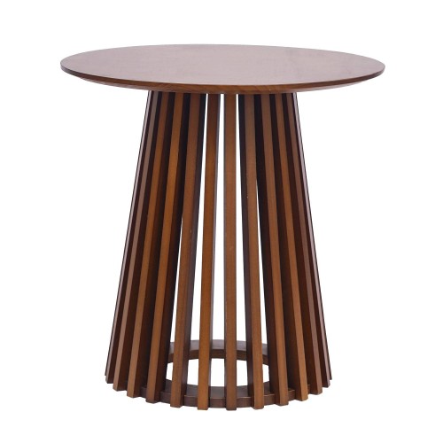 Table Basse Noyer Ø50 CM Tina | Vente de Meubles Online