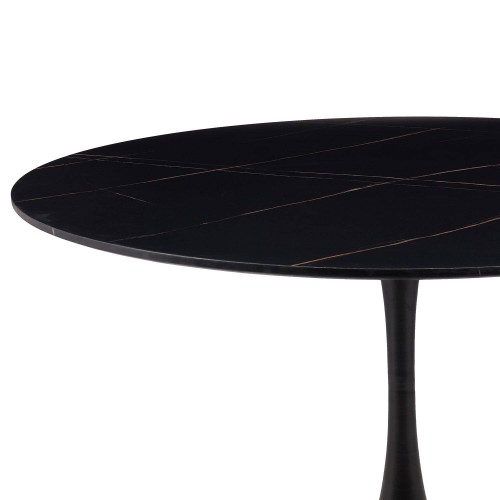 Table Ibiza ronde Ø120 CM marbre noir | Vente de Meubles Online