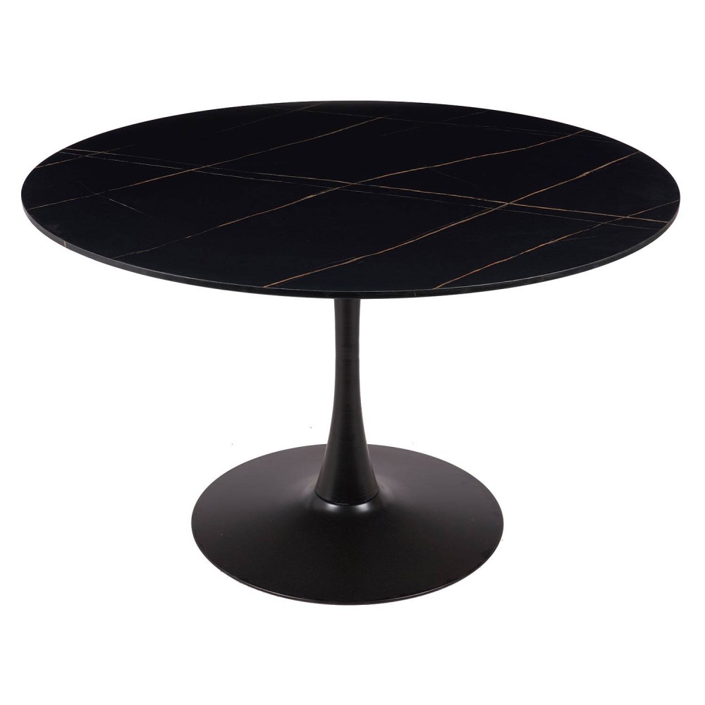 Table Ibiza ronde Ø120 CM marbre noir | Vente de Meubles Online