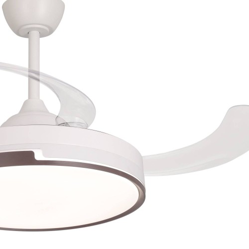 Ventilateur 4 pales pliables LED 48W Penny | Vente de Meubles Online
