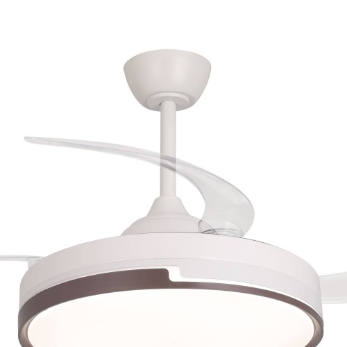 Ventilateur 4 pales pliables LED 48W Penny | Vente de Meubles Online