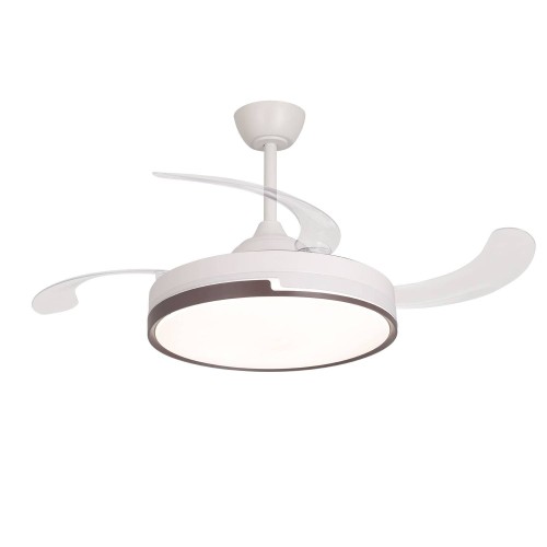 Ventilateur 4 pales pliables LED 48W Penny | Vente de Meubles Online