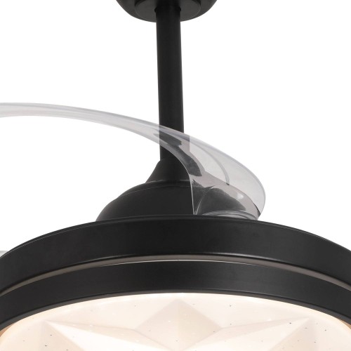 Ventilateur à 4 pales pliables LED 38W Harper | Vente de Meubles Online