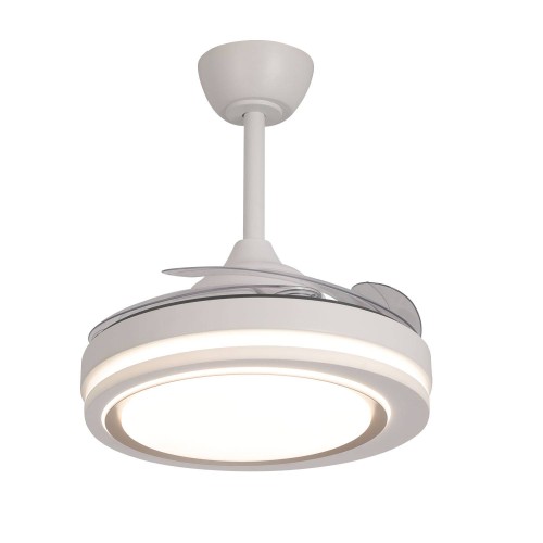 Ventilateur à 4 pales pliables LED 38W Bakar | Vente de Meubles Online