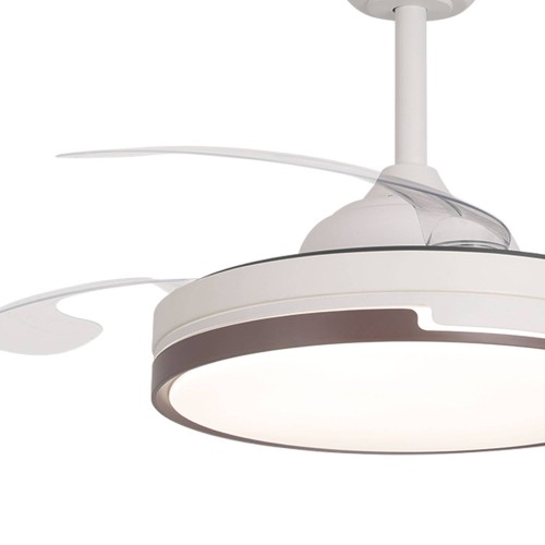 Ventilateur à 4 pales pliables LED 38W Penny | Vente de Meubles Online