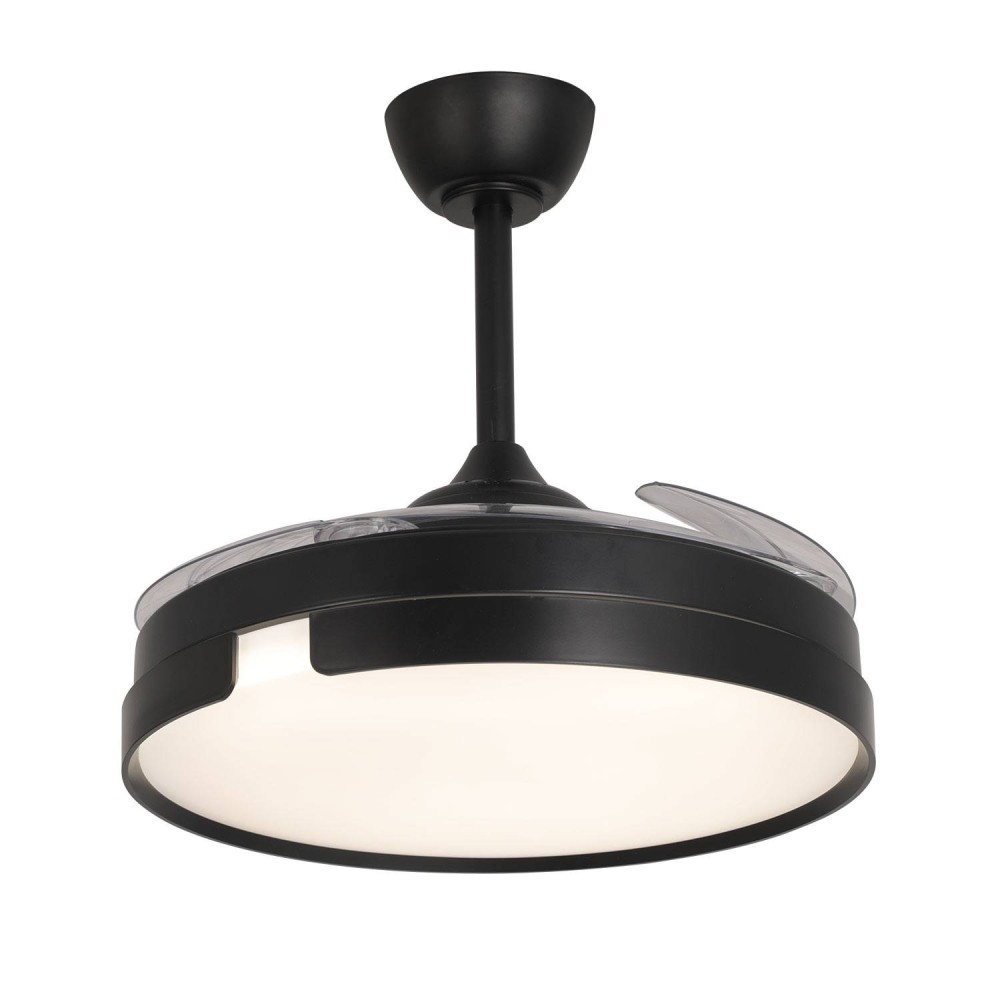 Ventilateur 4 pales pliables LED 48W Robby | Vente de Meubles Online