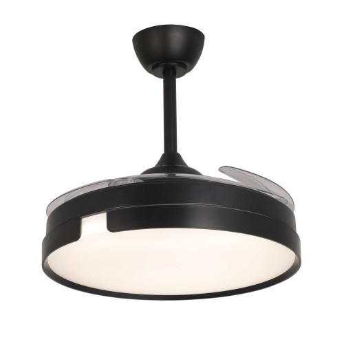 Ventilateur 4 pales pliables LED 48W Robby | Vente de Meubles Online