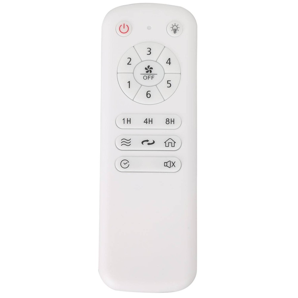 Ventilateur noir Tyrion 4 pales pliables LED 24W | Vente de Meubles Online