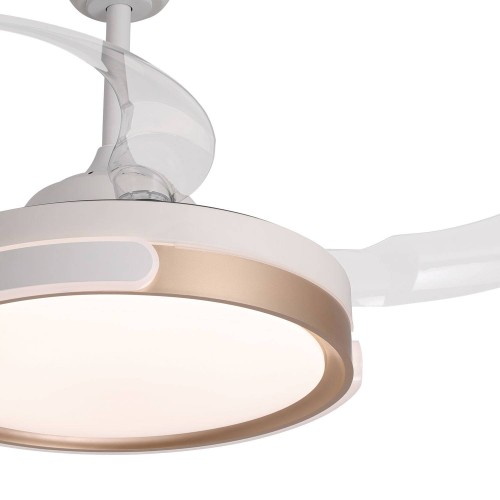 Ventilateur 4 pales pliables LED 48W Leo | Vente de Meubles Online