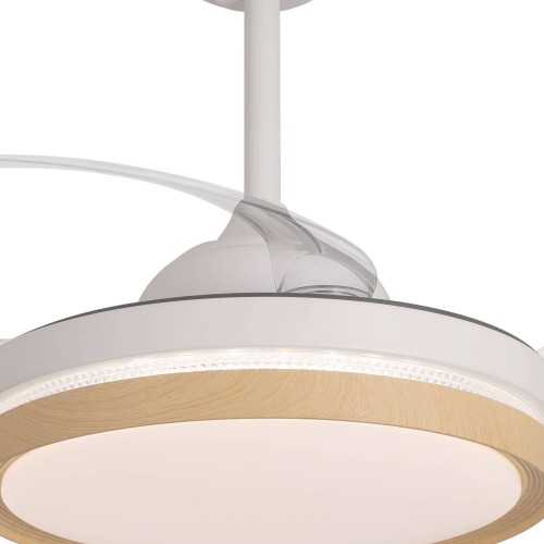 Ventilateur à 4 pales pliables LED 38W Argus | Vente de Meubles Online