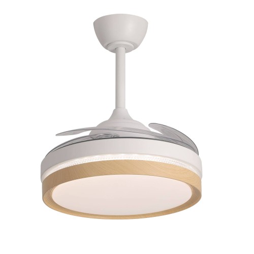 Ventilateur à 4 pales pliables LED 38W Argus | Vente de Meubles Online