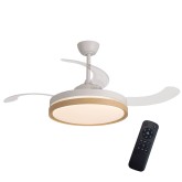 Ventilateur Argus 4 pales pliables et LED 48W grande puissance