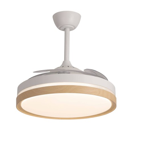 Ventilateur 4 pales pliables LED 48W Argus | Vente de Meubles Online