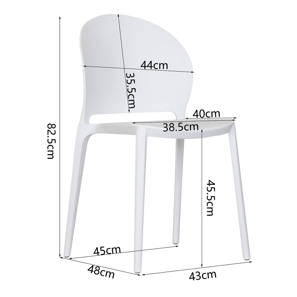 Chaise empilable Wendy | Vente de Meubles Online