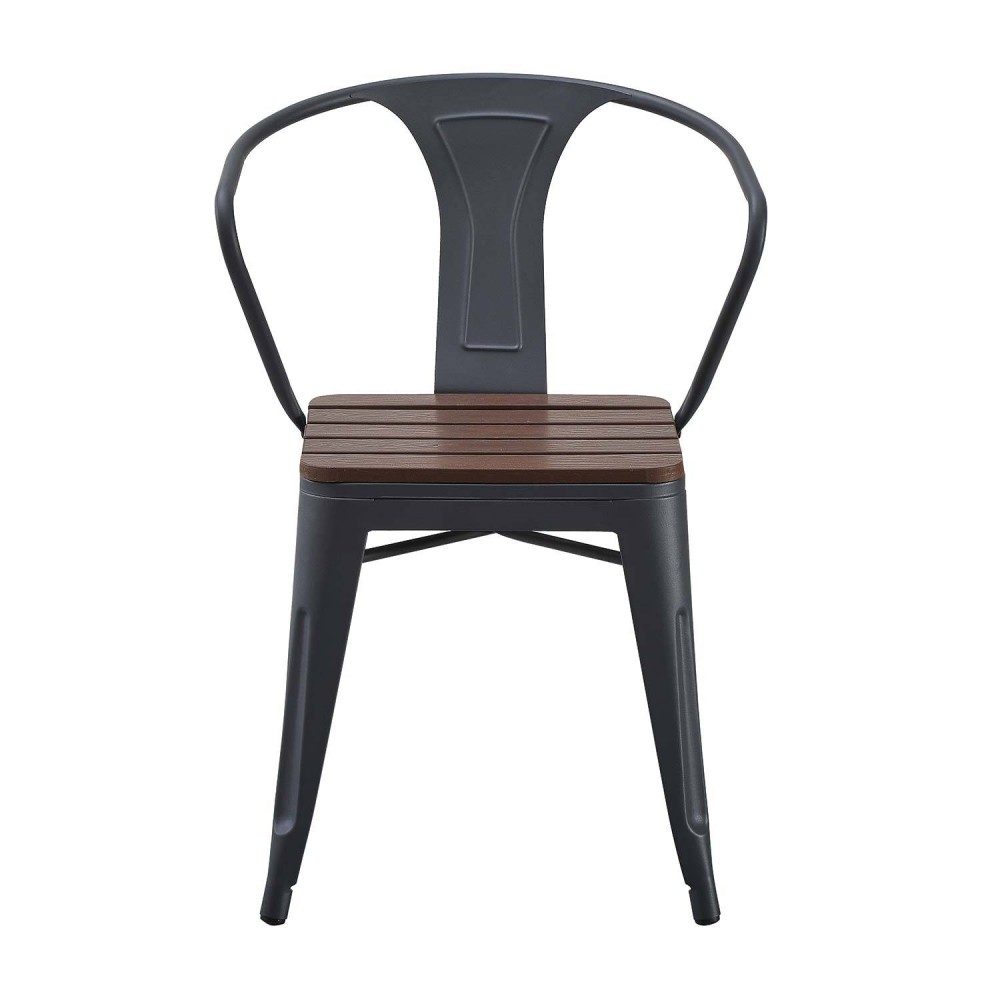 Pack table et 4 chaises Orleans industriel | Vente de Meubles Online