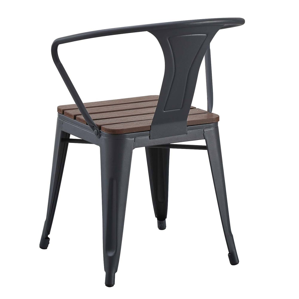 Pack table et 4 chaises Orleans industriel | Vente de Meubles Online