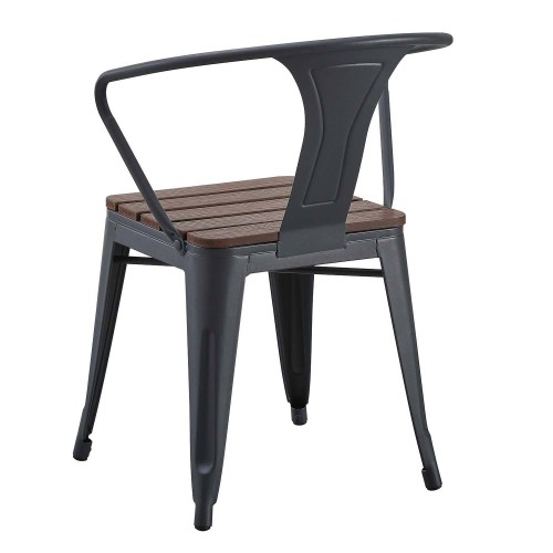 Pack table et 4 chaises Orleans industriel | Vente de Meubles Online