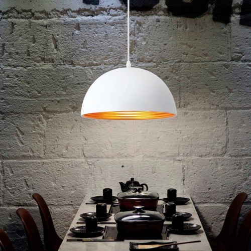 Lampe blanche 1 lumière 120 CM | Vente de Meubles Online