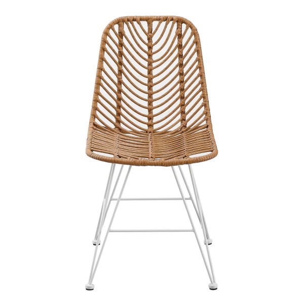 Chaise en rotin Raffles pieds blancs | Vente de Meubles Online 2