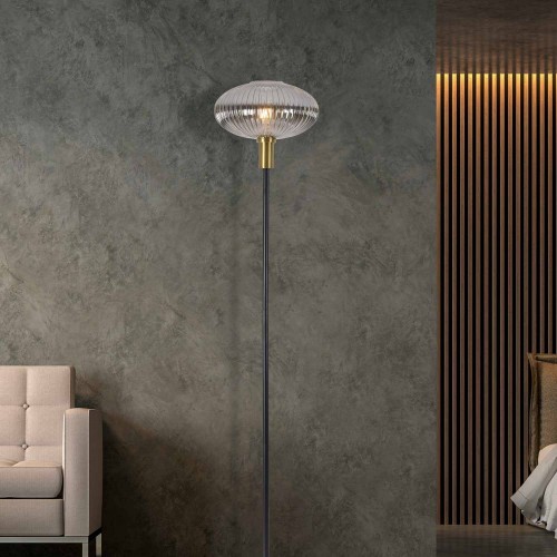 Lampadaire ovale Fumé | Vente en ligne de meubles