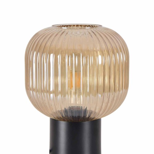 Lampe à poser Vega amber | Vente Meubles Online