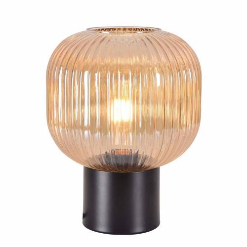 Lampe à poser Vega amber | Vente Meubles Online
