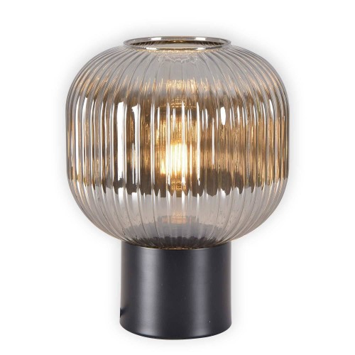 Lampe à poser Vega fumé : Vente Meubles Online