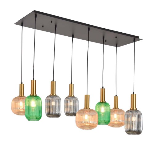 ampe rectangulaire Glory 8-Lumières| Furniture Online Sale