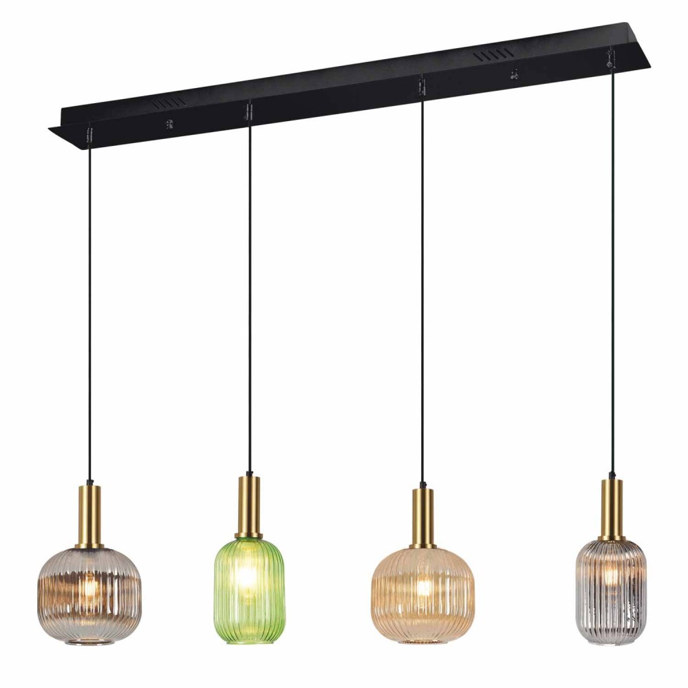 Lampe rectangulaire Glory à 4 lumière - Vente Meubles Online