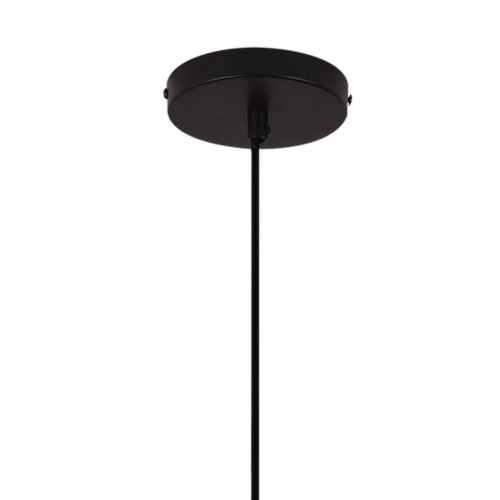 Lampe suspendue 1 lumière Vega Fumé : Vente  Meubles Online