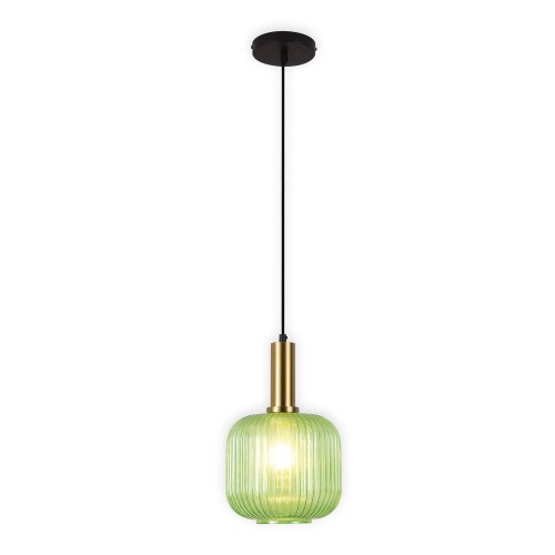 Lampe suspendue 1 lumière Vega Vert| Venta Meubles Online