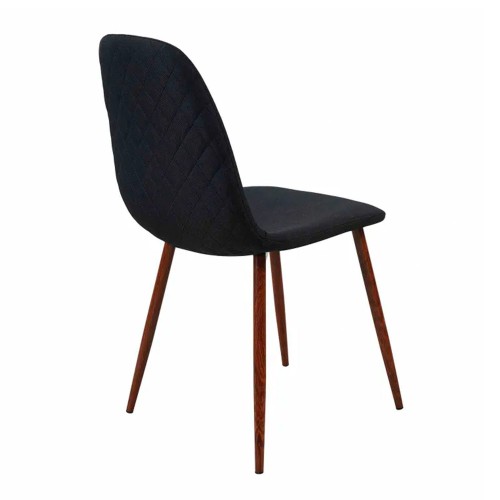 Chaise Coro Capitoné Noyer | Vente de Meubles Online