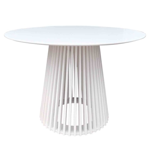 Table de salle à manger Tina blanche | Vente de Meubles Online