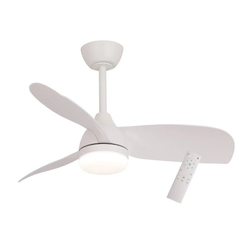 Ventilateur 3 pales bLanc LED 17W Ventura | Vente de Meubles Online