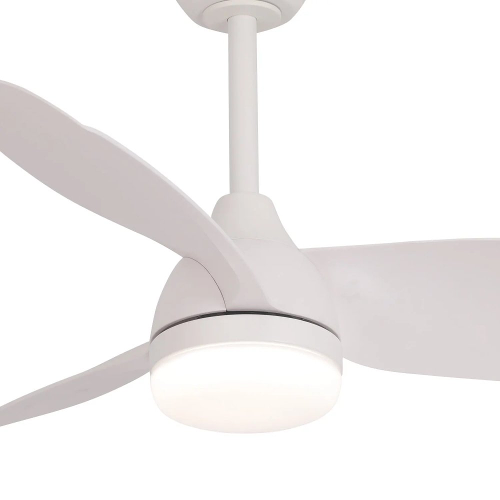 Ventilateur 3 pales bLanc LED 17W Ventura | Vente de Meubles Online