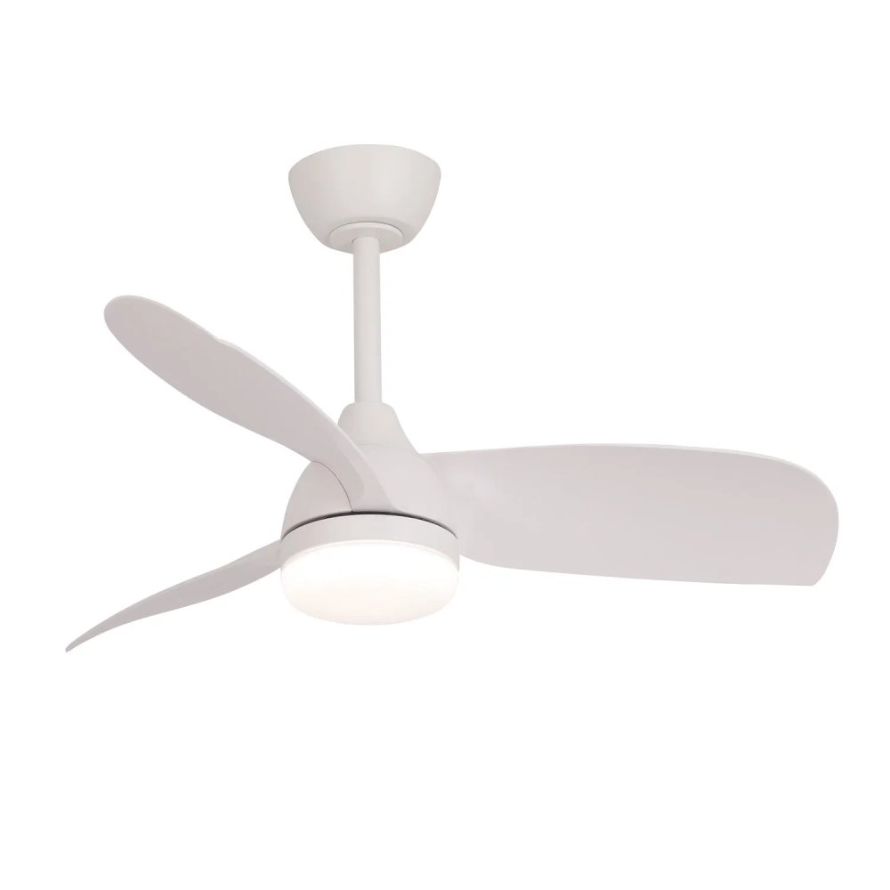 Ventilateur 3 pales bLanc LED 17W Ventura | Vente de Meubles Online