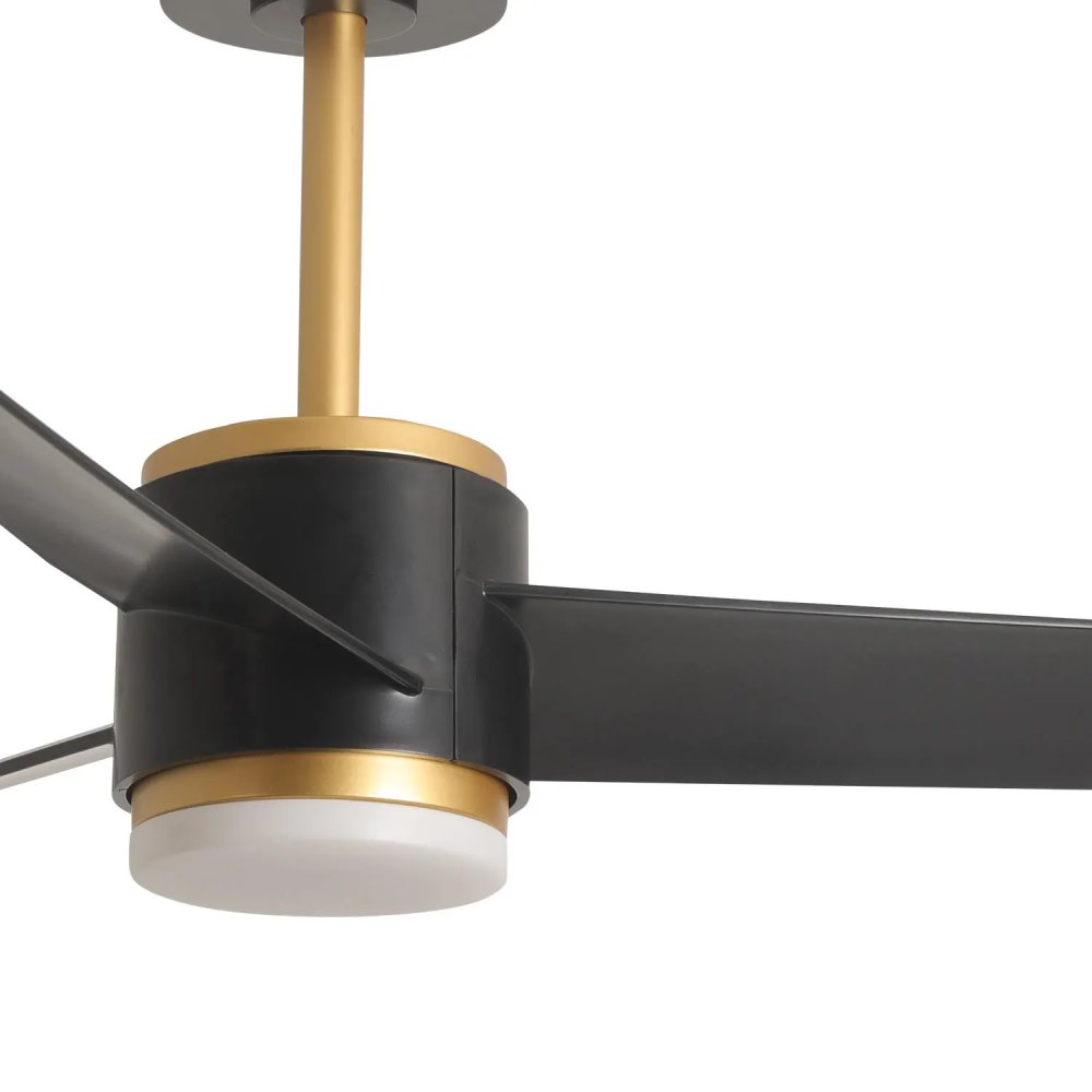 VENTILADOR LED BOREAS 18W 3 PALAS MOTOR DC NEGRO
