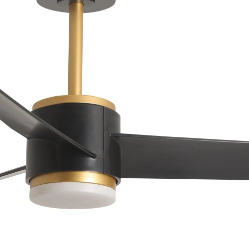 VENTILADOR LED BOREAS 18W 3 PALAS MOTOR DC NEGRO