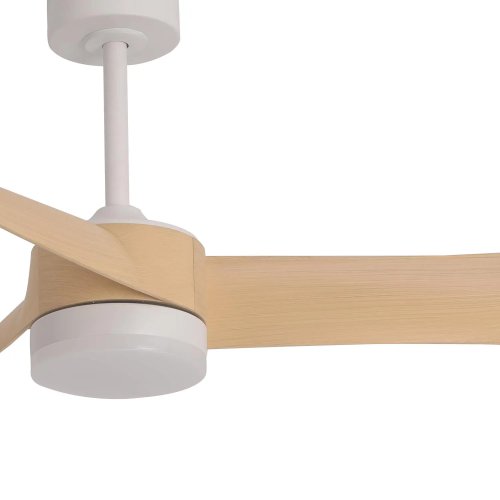ventilateur led 18 w 3 pales sirocco couleur bois | UKUKHOME