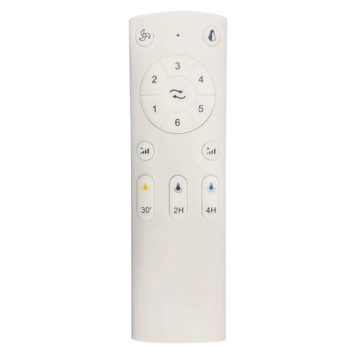 ventilateur led 18 w 3 pales airevo blanc bois | UKUKHOME