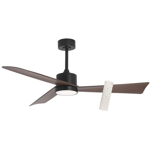 ventilateur led 18 w 3 pales airevo noir | UKUKHOME